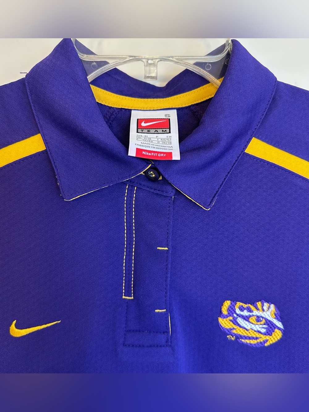 NEW, Nike Fit Dry, LSU Tigers, Women’s Purple Polo